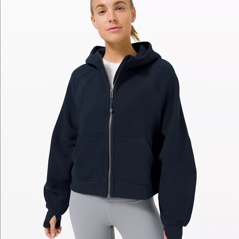 NWOT Lululemon Scuba Oversized Full Zip Hoodie Navy Blue M/L